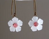 Cherry Blossom V-Hook Earrings - Custom Colors