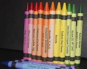 Chemistry Crayon Labels - set of 64