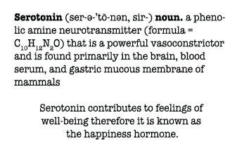 Serotonin - Have a Great Day - Chemistry Nerd Greeting Card - Yellow