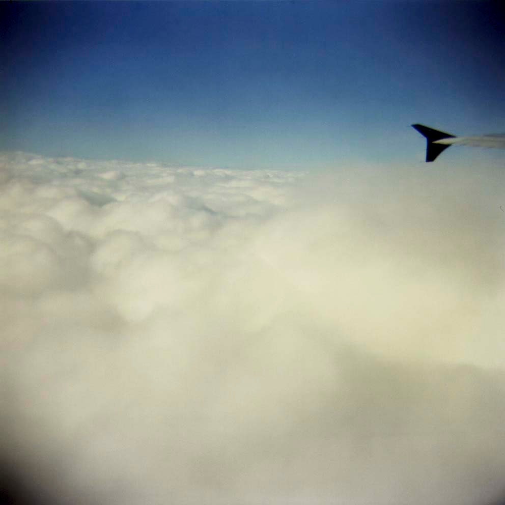 Today, deseo - Fine Art Photography Print - 5x5 - Clouds - Airplane - Above - Far Away - Hope - I wish