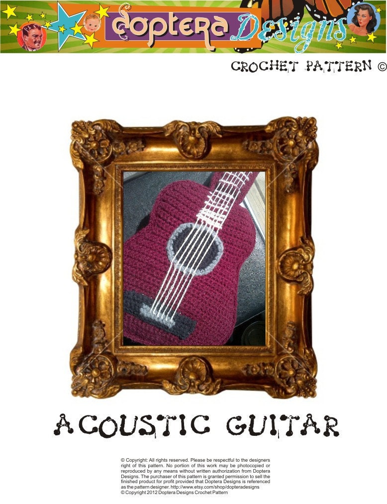 crochet guitar