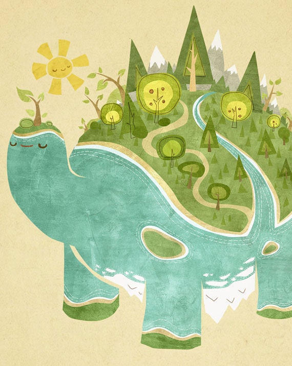 Living Earth - Love Your Planet 8 x 10 Print