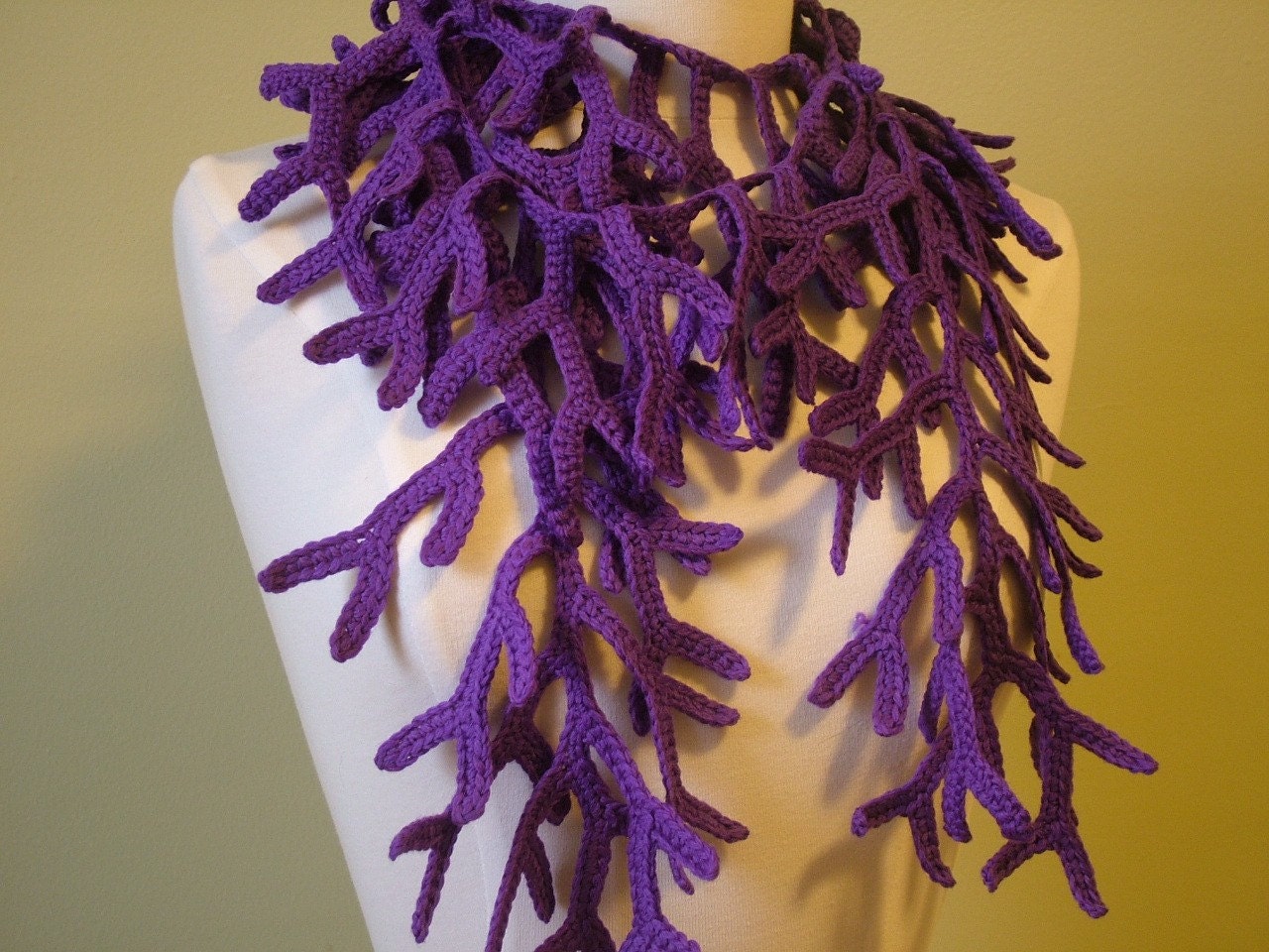 French Lavender Branches Scarf/Neckwarmer