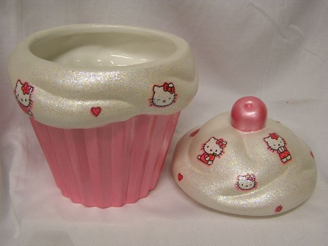 Precious Hello Kitty Cupcake Jar