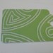 Gift Tag Set of 28 Green Swirl White Silver Glitter