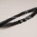 Thin Black Lace Headband. Interchangeable Snap Headband