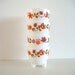 Flower Egg Cup Holders, 4 - White, Glass - Flower Garland