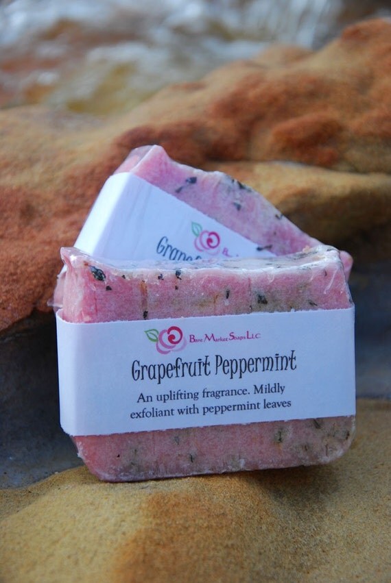 Grapefruit Peppermint Bar Soap