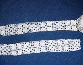 COTTON TORCHON LACE - 1 yard and 5 inches length - Cotton Household Lace