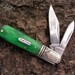 Engraved Pocket Knife Green Rough Rider Little Barlow    Gift for Dad Men Gift Father