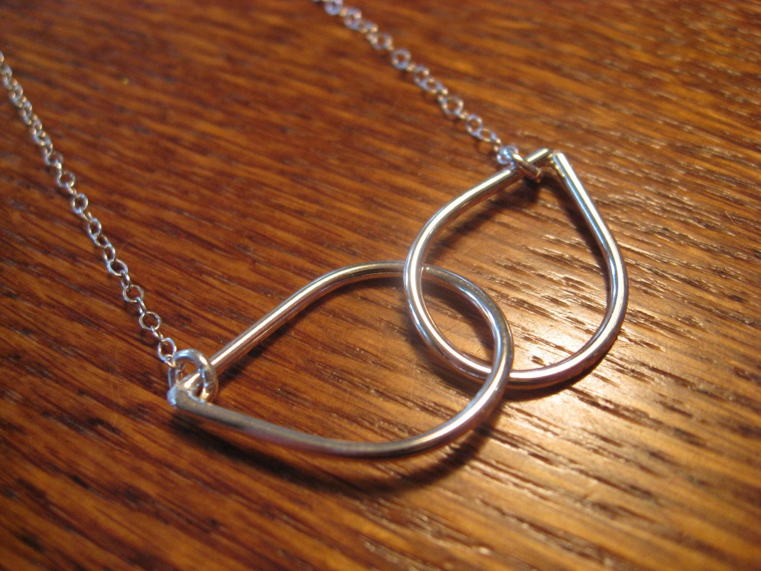 Eternity (large) - Sterling Silver Necklace