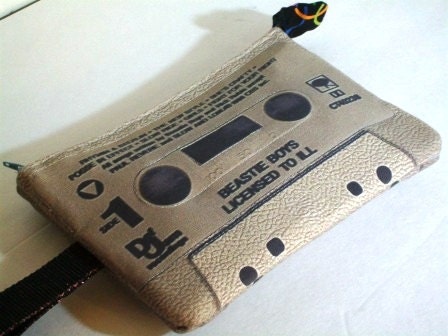 Beastie Boys Licensed to Ill Wristlet Purse Retro 80s Cassette Tape