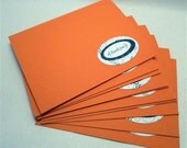 Blue & Orange Thank You Cards-10 pack