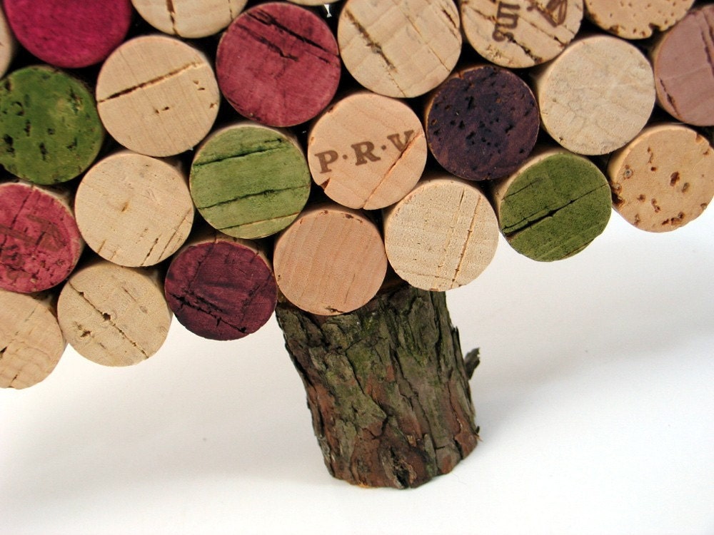 Wine Cork Christmas Tree Wreath