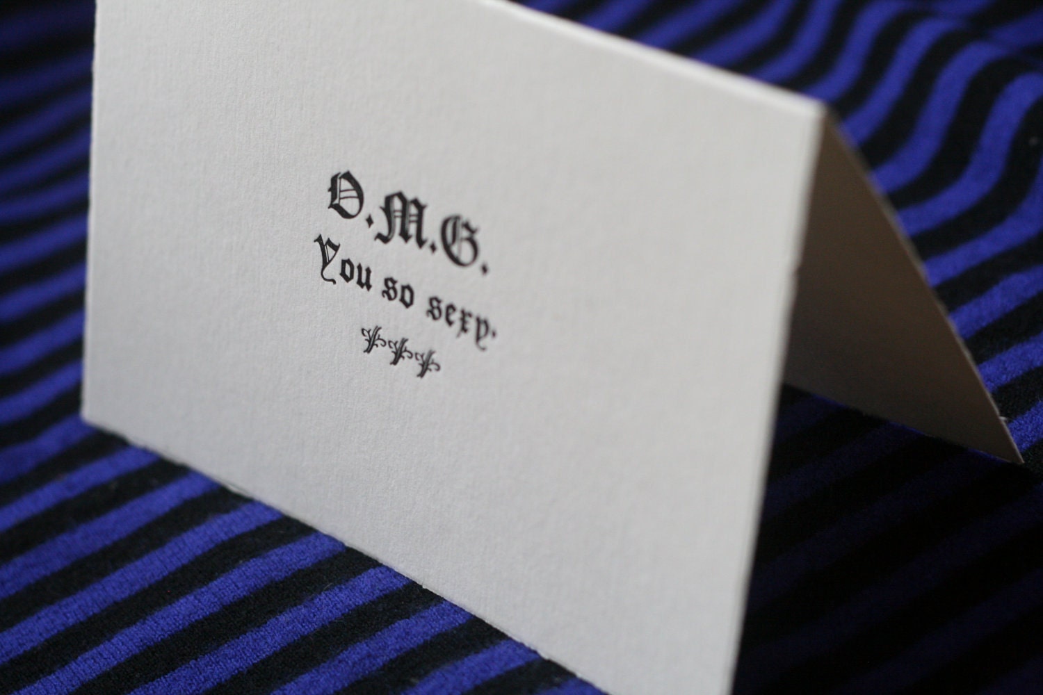 O.M.G. You So Sexy - Handmade Card