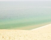 gift under 50 Beach photography beach photograph sand dune wall art lake michigan fine art aqua turquoise cottage decor nature photo 8x8