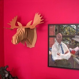 Fred Jr.- Medium Moose Trophy- Brown or White