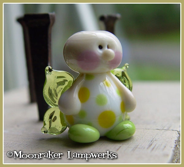 Spring Fairy Lampwork Bead
