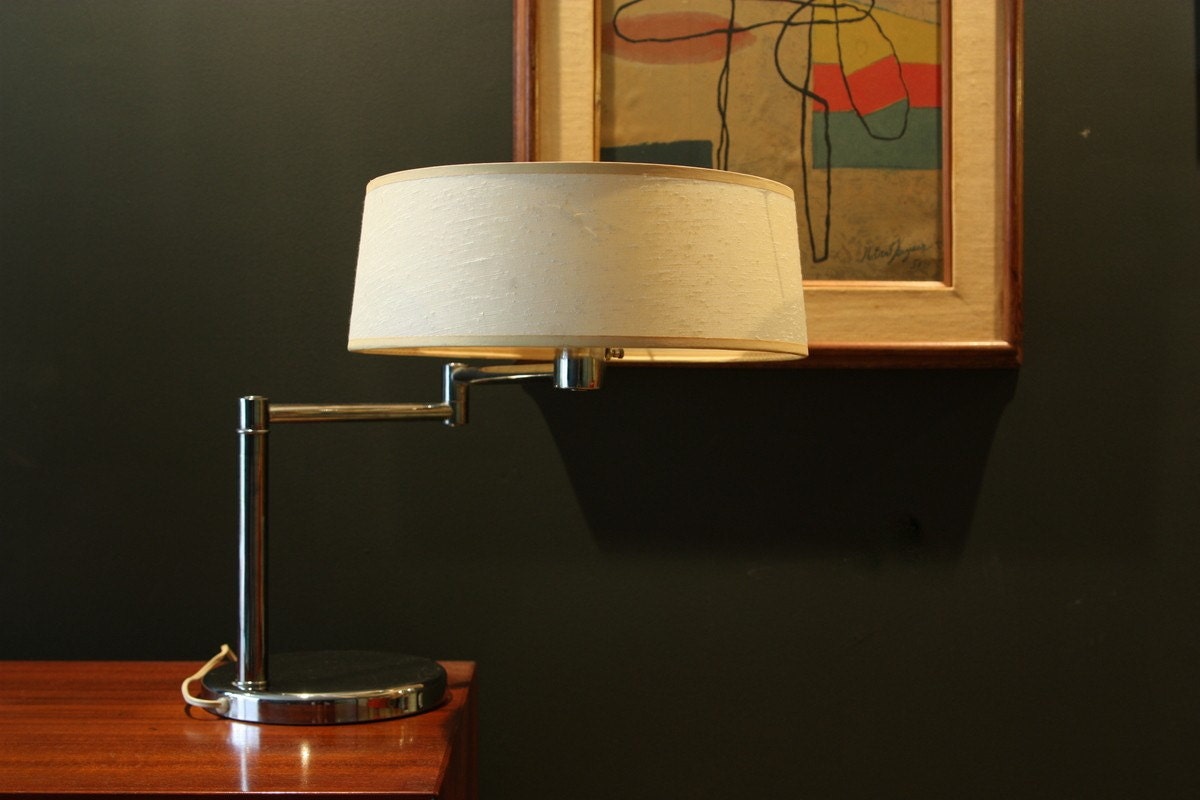 Walter Von Nessen Mid Century Swing Lamp