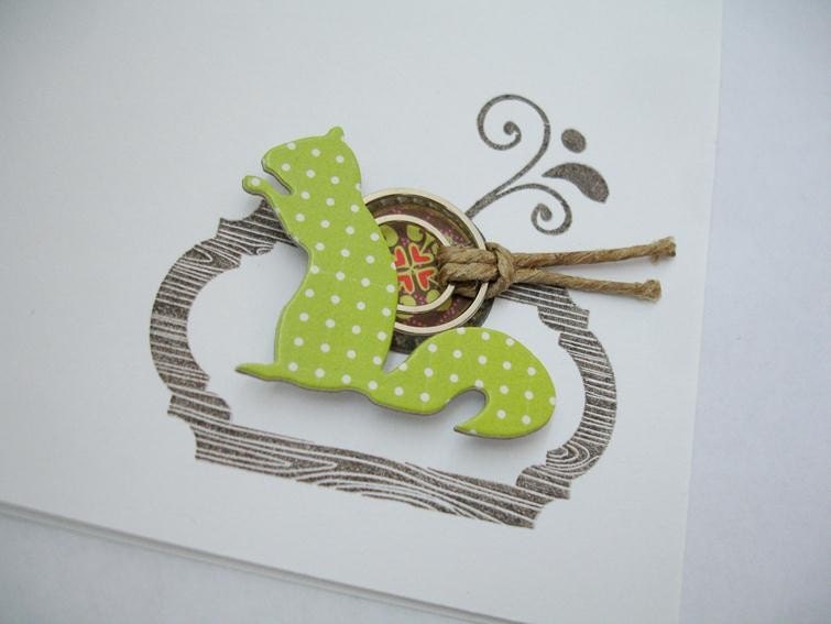 Greeting Card - Nuts for You Squirrel