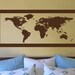 World Map with Travel Markers, Large - Vinyl Wall Art
