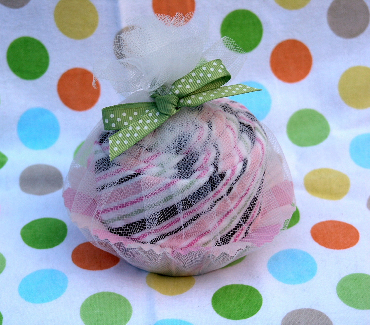 One Big Baby Cupcake-Receiving Blanket Cupcake Baby Shower Gift Extra