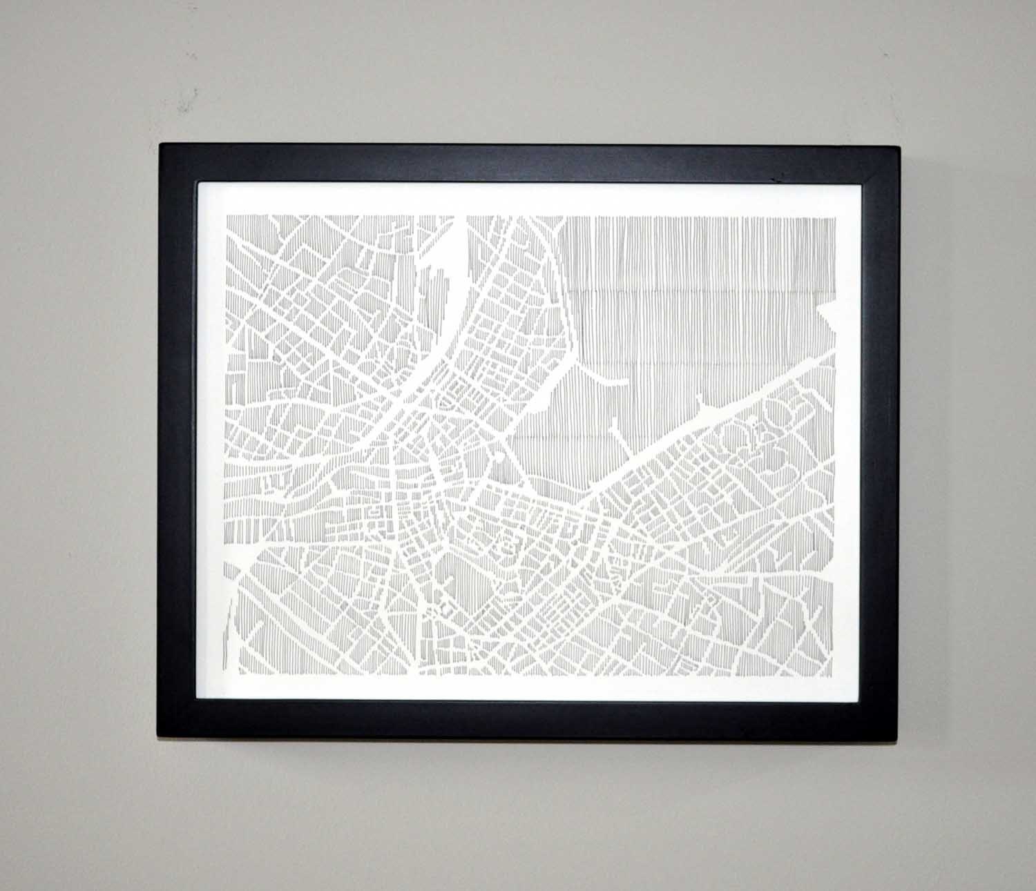 frame for city prints