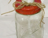 Pint mason jar soap - lotion - hand sanitizer dispenser