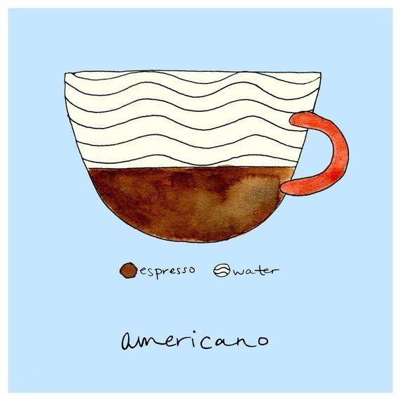 Inside an Americano