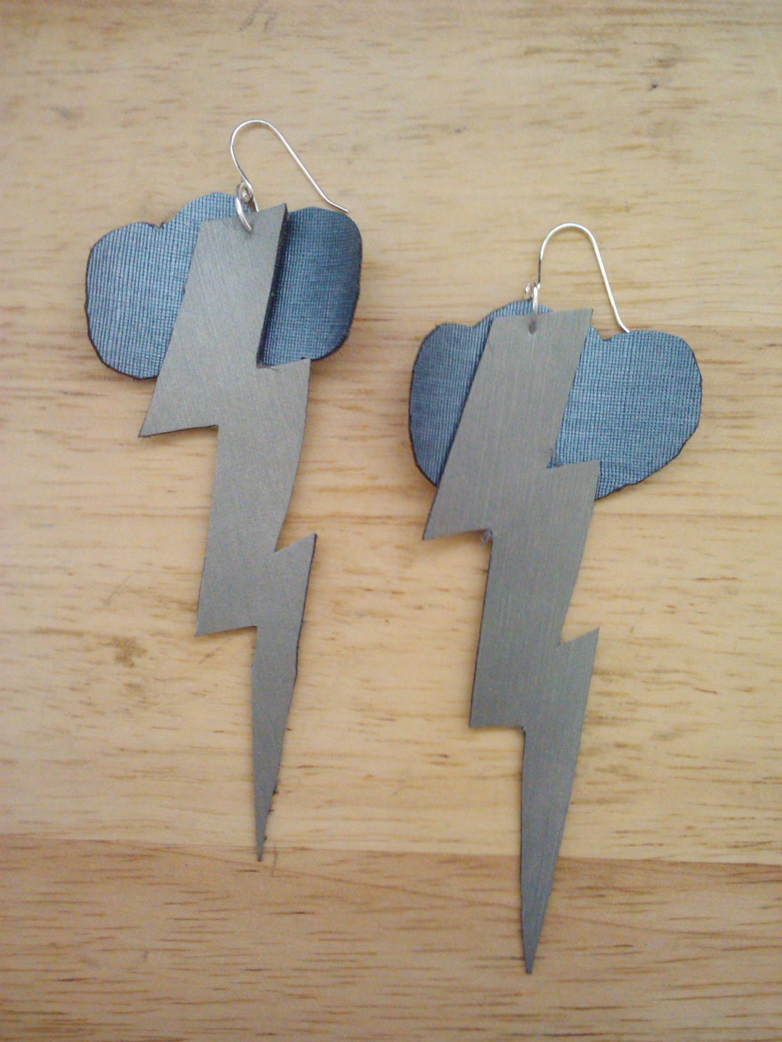 High Voltage Earrings (faux leather)