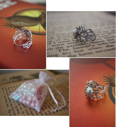 Hunger Games Ring - Peeta's Pearl to Katniss