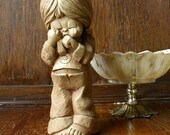 Statuette of a Little Girl Crying