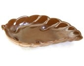 Brown Frankoma Plainsman Leaf