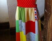 Full-Length Vintage Patchwork Apron/Smock