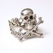 Steampunk PIRATE Ring, Gothic Victorian (size 6 to 9)