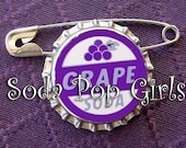 Disney Pixar Up Ellie Grape Soda Bottle Cap Pin Badge