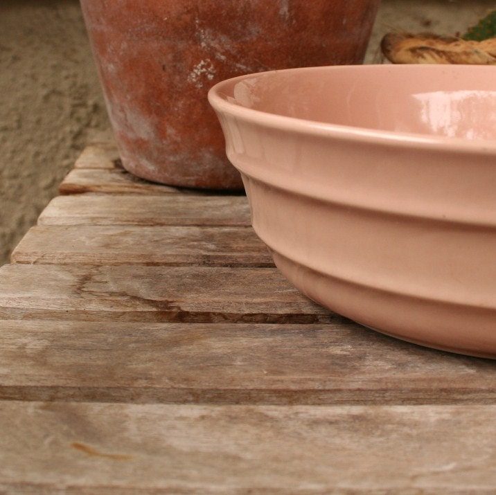 pretty in pink country french 1980s mikasa bowl vintage