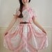 SALE Vintage 1950's L'AIGLON Sheer Spring Roses Dress