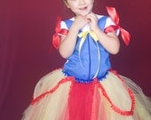 Snow White Inspired Princess Length Tutu, Preschool Size
