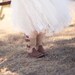 Sweet Sophistication Flower Girl Dress, Shown in Ivory, Size Large