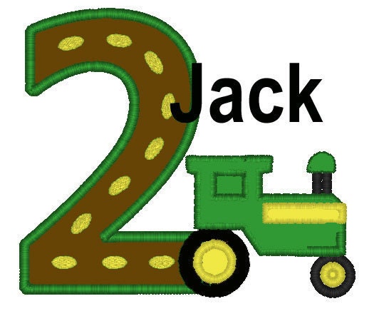 Greatstitch New Design Tractor 1st Birthday Shirt Boy 2nd Birthday 3rd Birthday