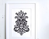 Totem, Ink Drawing