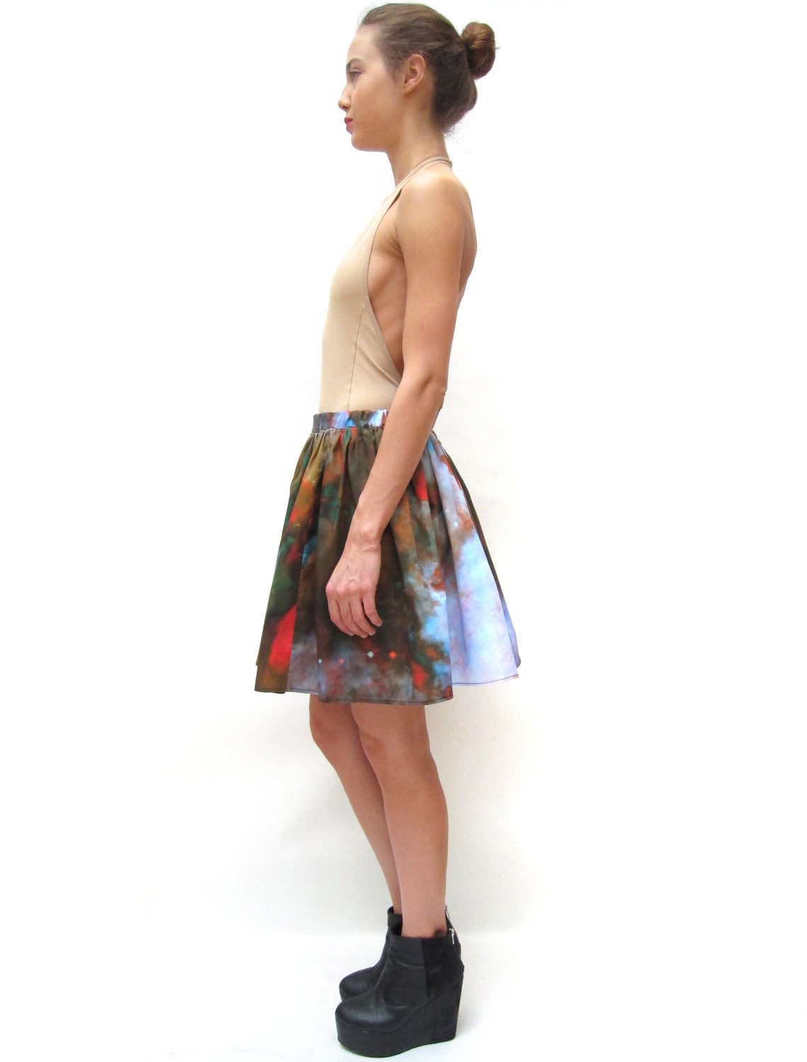 SALE. 3D Space Skirt