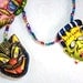 Vintage Halloween Garland Retro Masks Banner