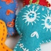 Day of the Dead Sugar Skull Garland, Mexican folk art skull bunting, colorful embroidered felt Halloween decor