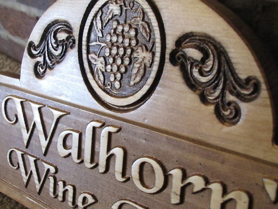 Personalized Wine Signs