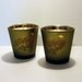 Soy Candle Pair in Green by Silk N Lights Designs