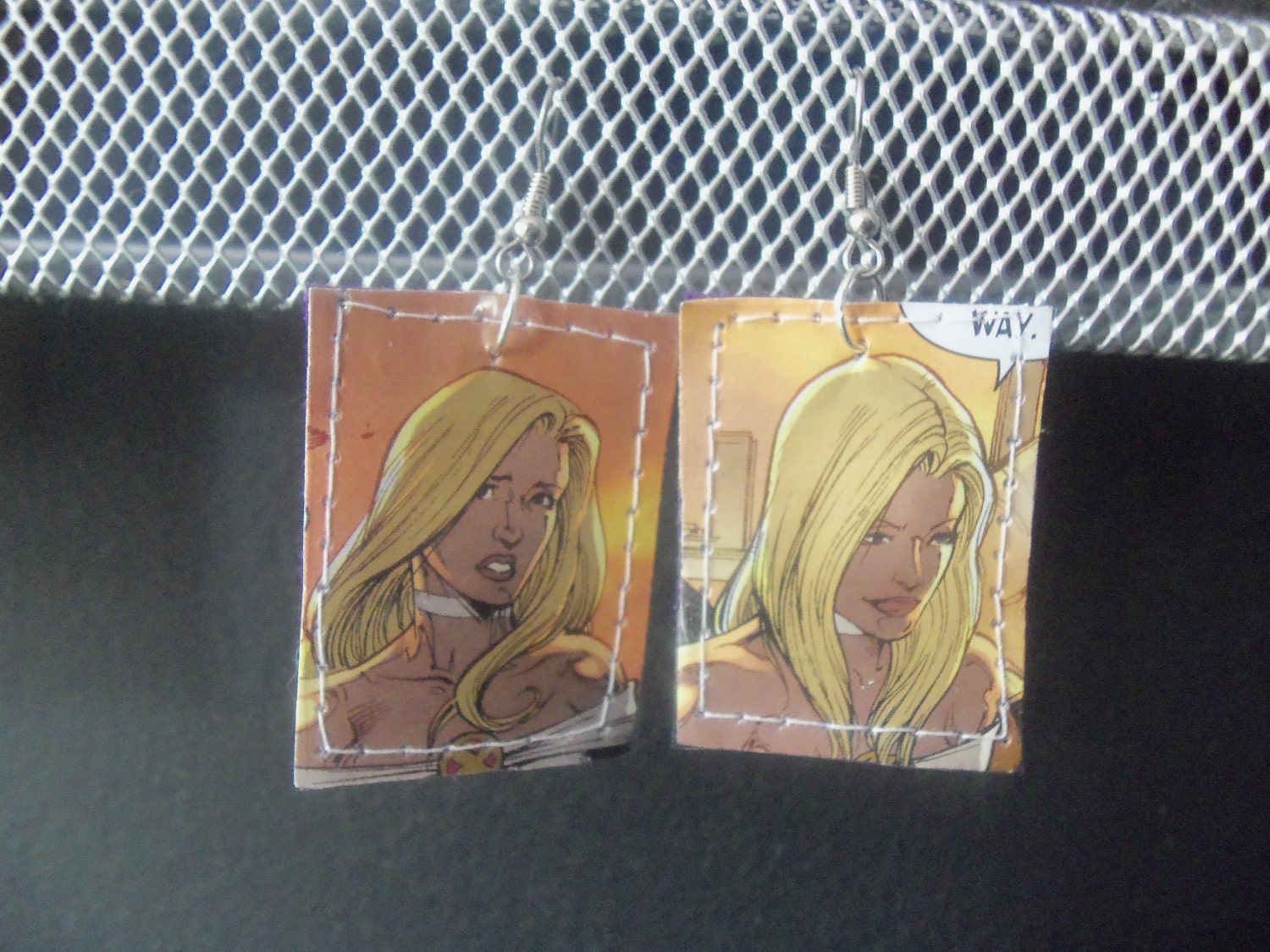 Comic Superhero Earrings - Emma Frost