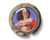 AMERICAN BEAUTY Portable Purse Hook / Bag Hanger
