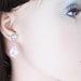 Wedding Bridal Earrings Bridesmaid Earrings Bridal Jewelry clear white large cubic zirconia Crystal tear drop Earrings Bridesmaid Gift
